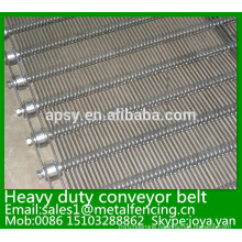 Pipeline transporting stainless steel chain link plank joint conveyor belt